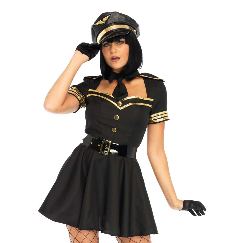 Flirty Pilot Kostume S fra Leg Avenue