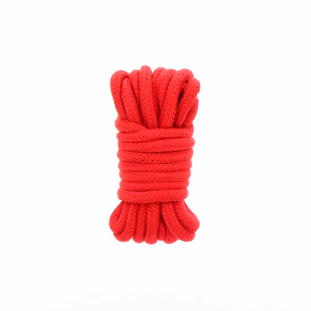 Luksus Bomuld Bondage Reb Rød 5 Meter fra Hidden Desire
