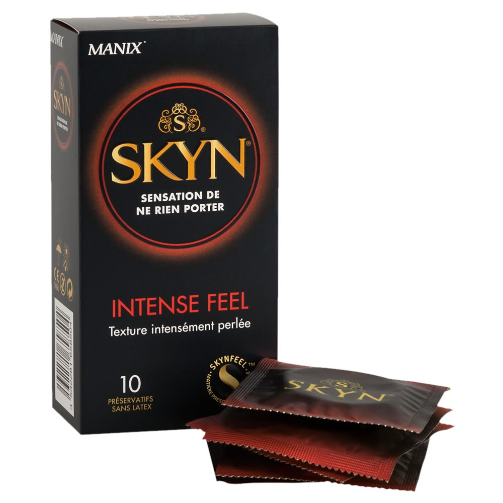 Manix Skyn Intense Feel Kondom Med Nopper Latexfri