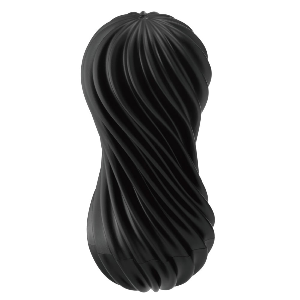 Masturbator Tenga Flex Rocky Black Med Suge Effekt