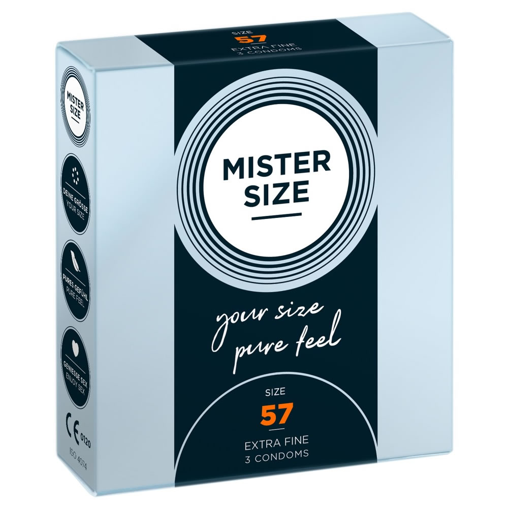 Mister Size 57 Mm Medium Large Kondomer