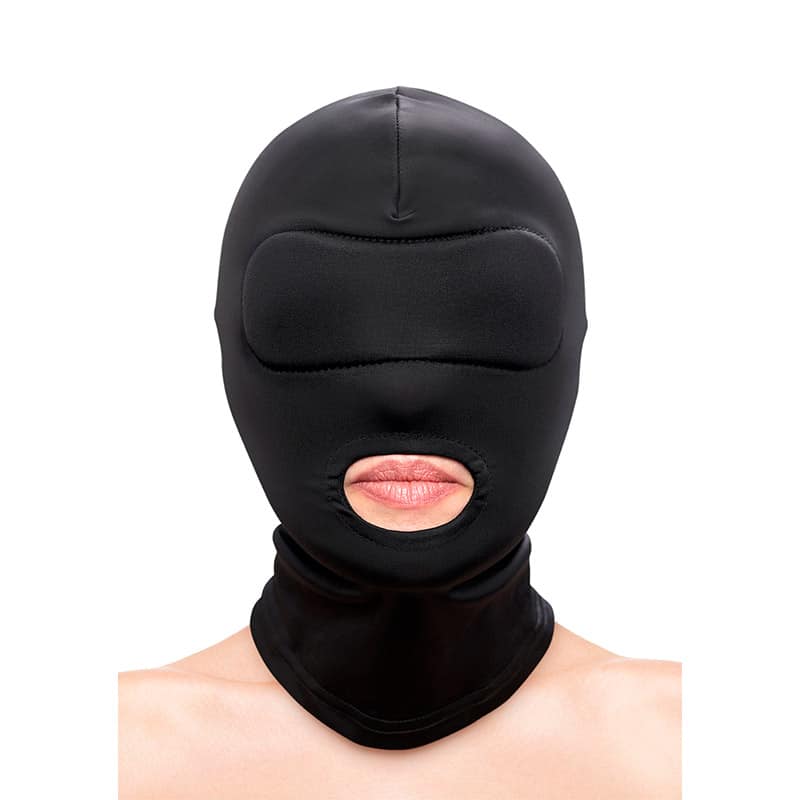 Ns Novelties Fetish & Fashion Mouth Hood Sort fra Nsnovelties