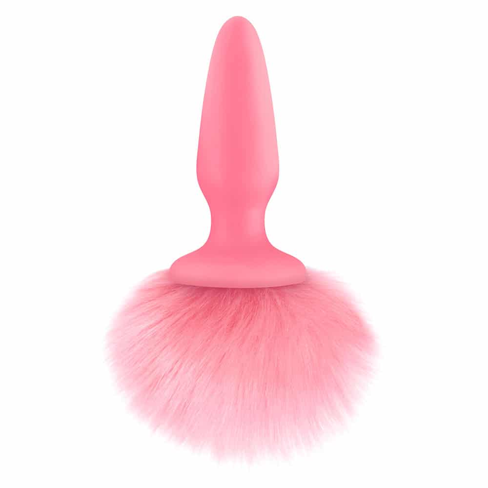 Ns Novelties Bunny Tails Buttplug Lyserød fra Nsnovelties