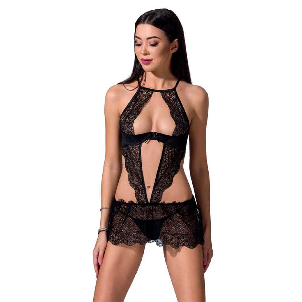 Yona Chemise Sort   S M fra Passion