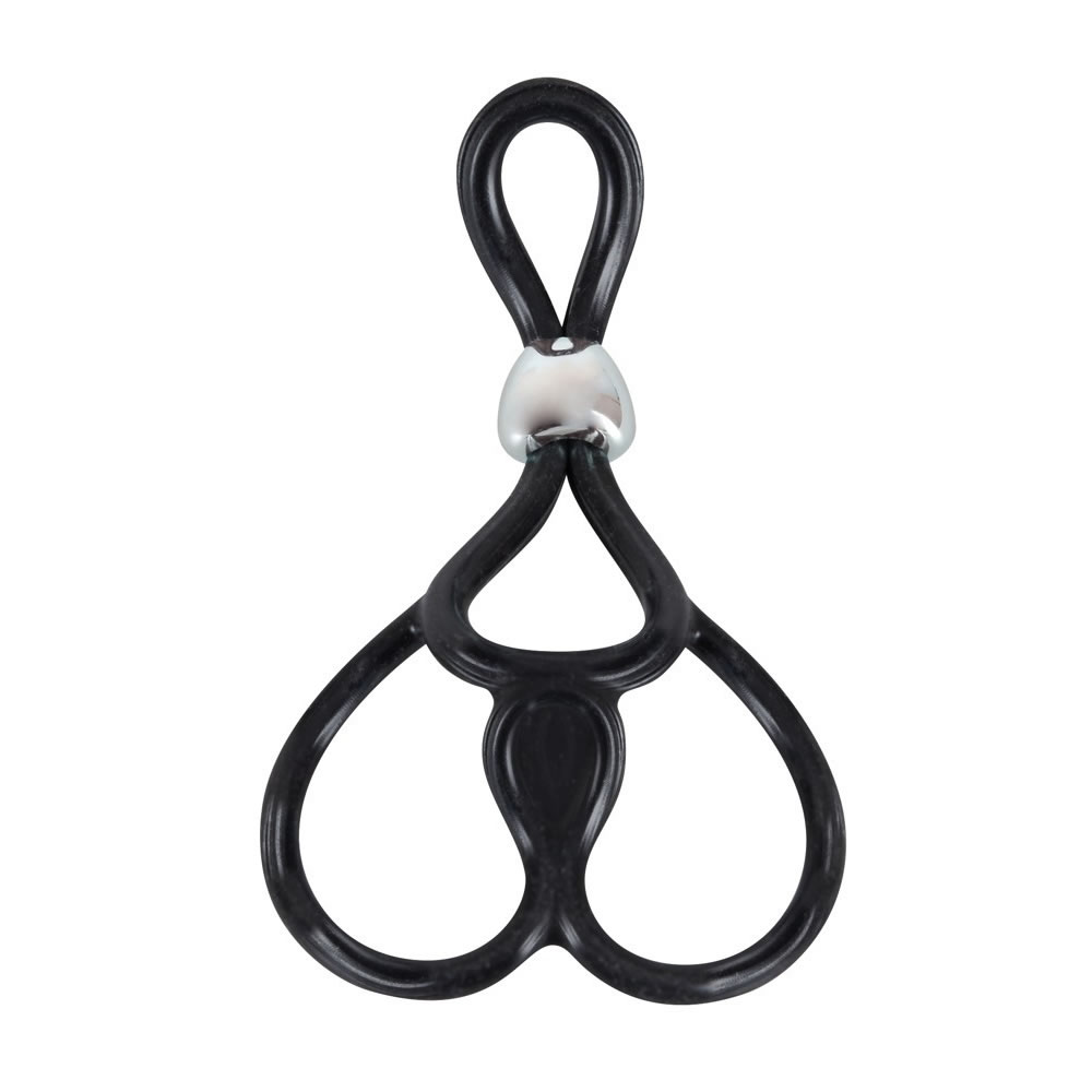 Penisring Triple Ball & Cock Ring Med Testikelringe