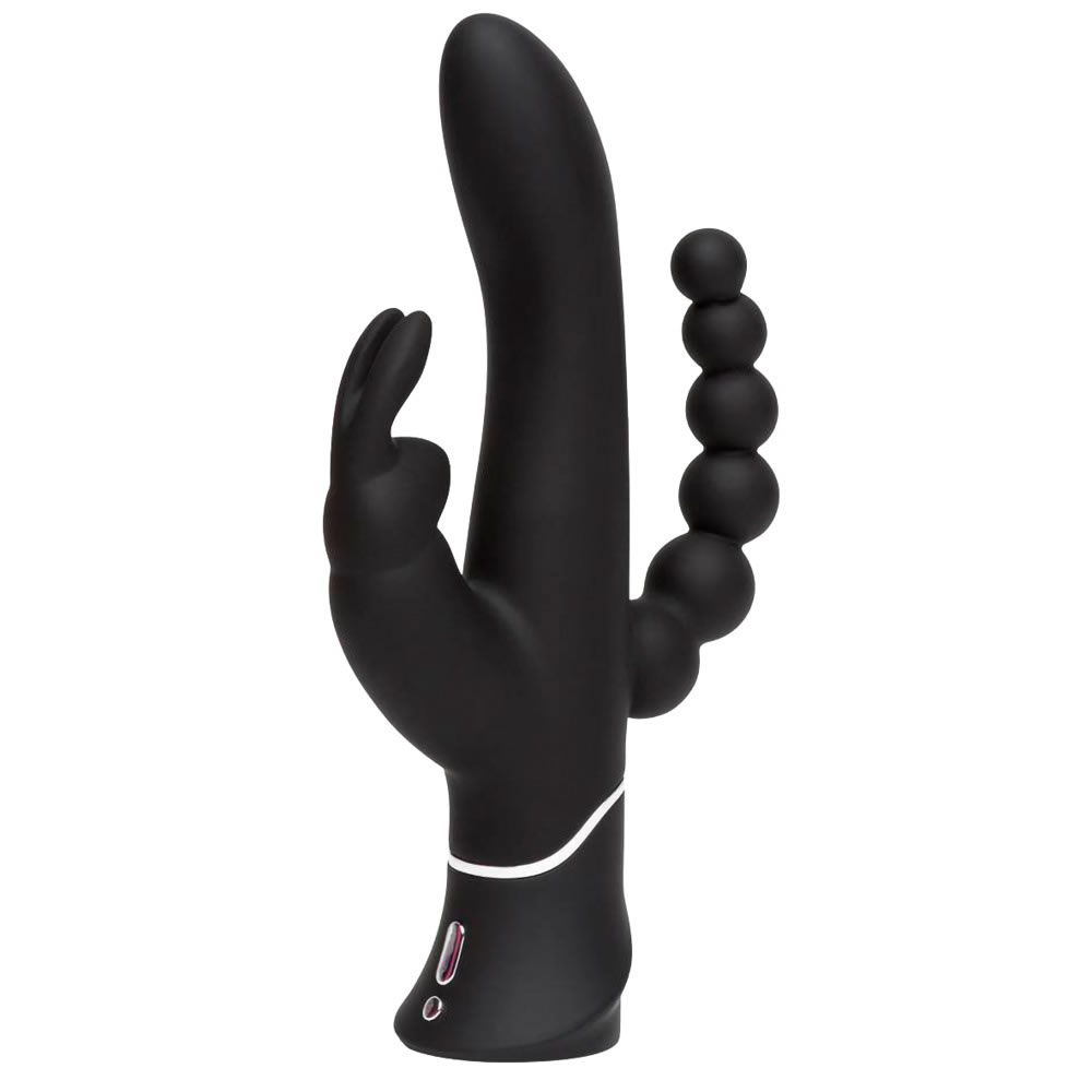 Rabbit Vibrator Triple Curve Med Analkæde