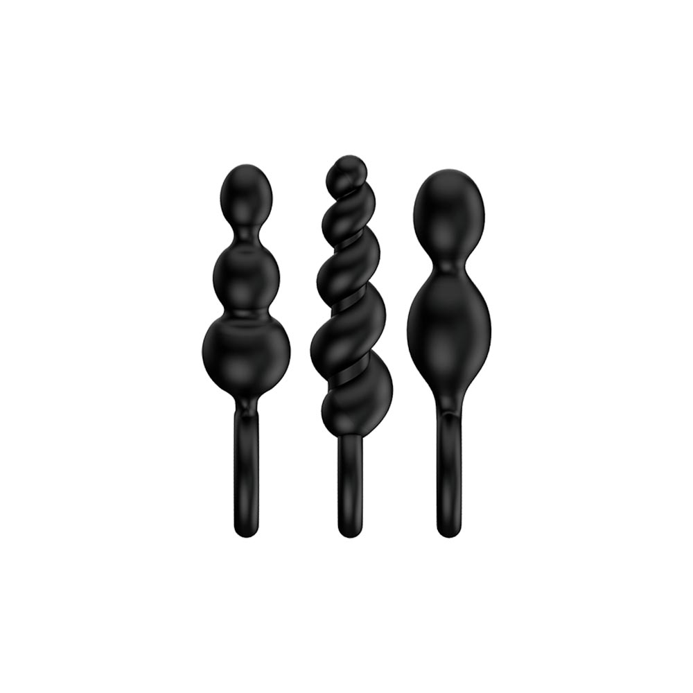 Booty Call Buttplug Sæt Sort fra Satisfyer