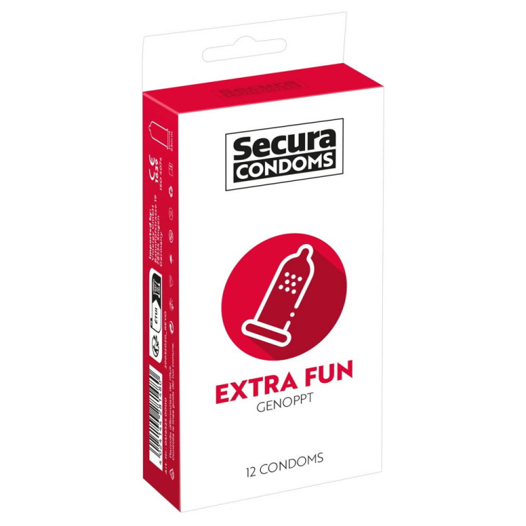 Secura Extra Fun Kondomer Med Knopper