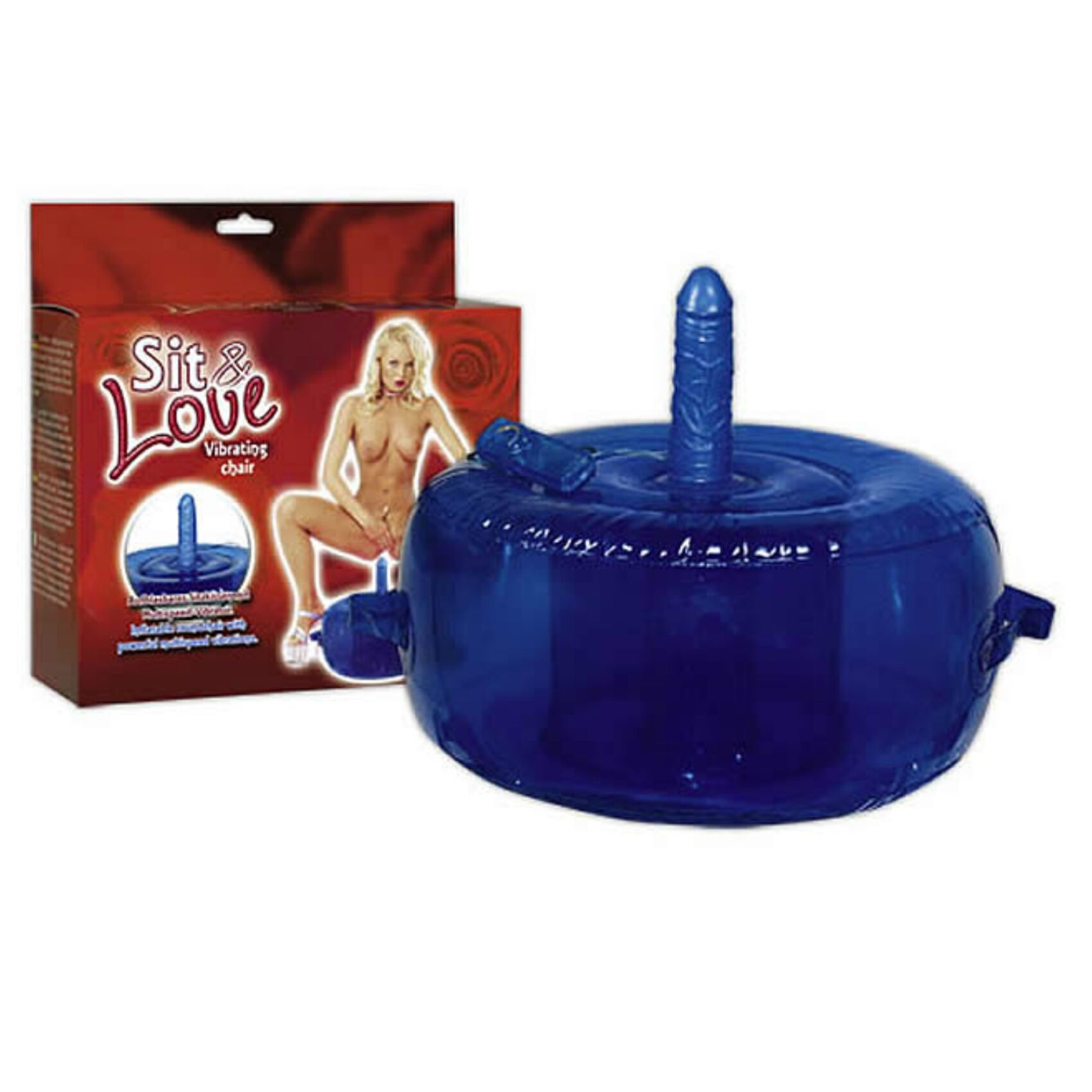 Sit And Love Oppustelig Pude Med Vibrator