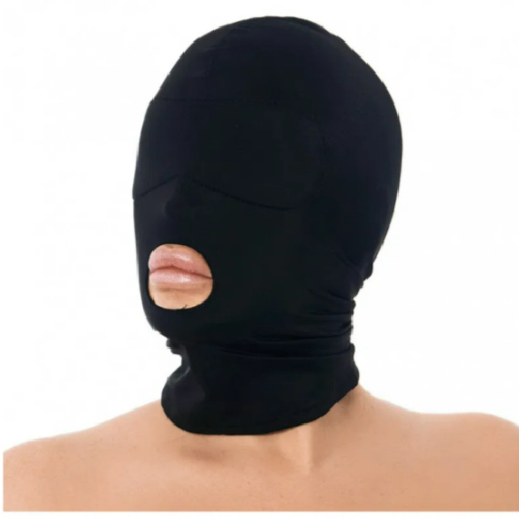 Sort Maske Med åben Mund