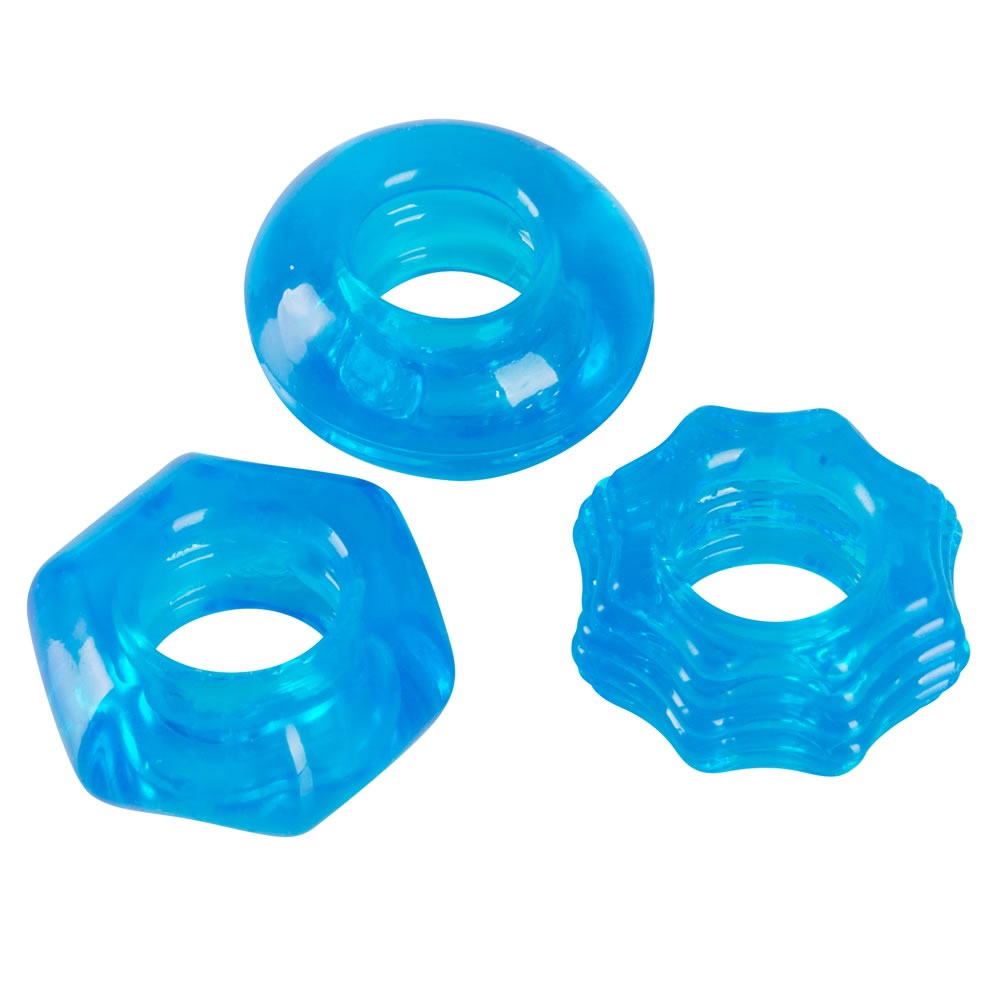 Stretchy Cock Ring Sæt Med 3 Penisringe