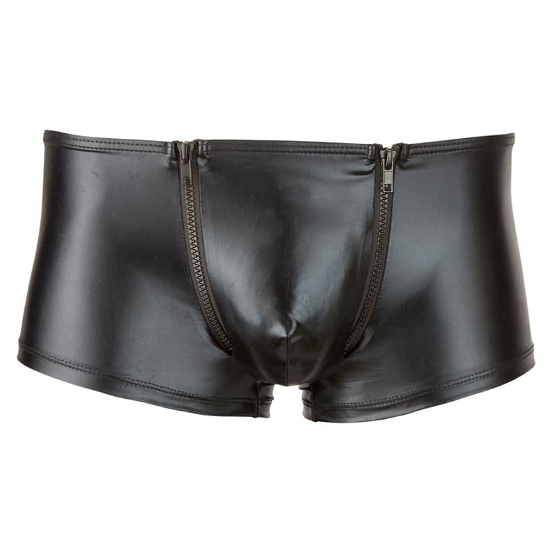 Nick Boxershorts Med Lynlås Sort M fra Svenjoyment