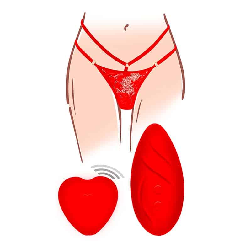 Toyjoy Divine Trusse Vibrator Rød fra Toy Joy