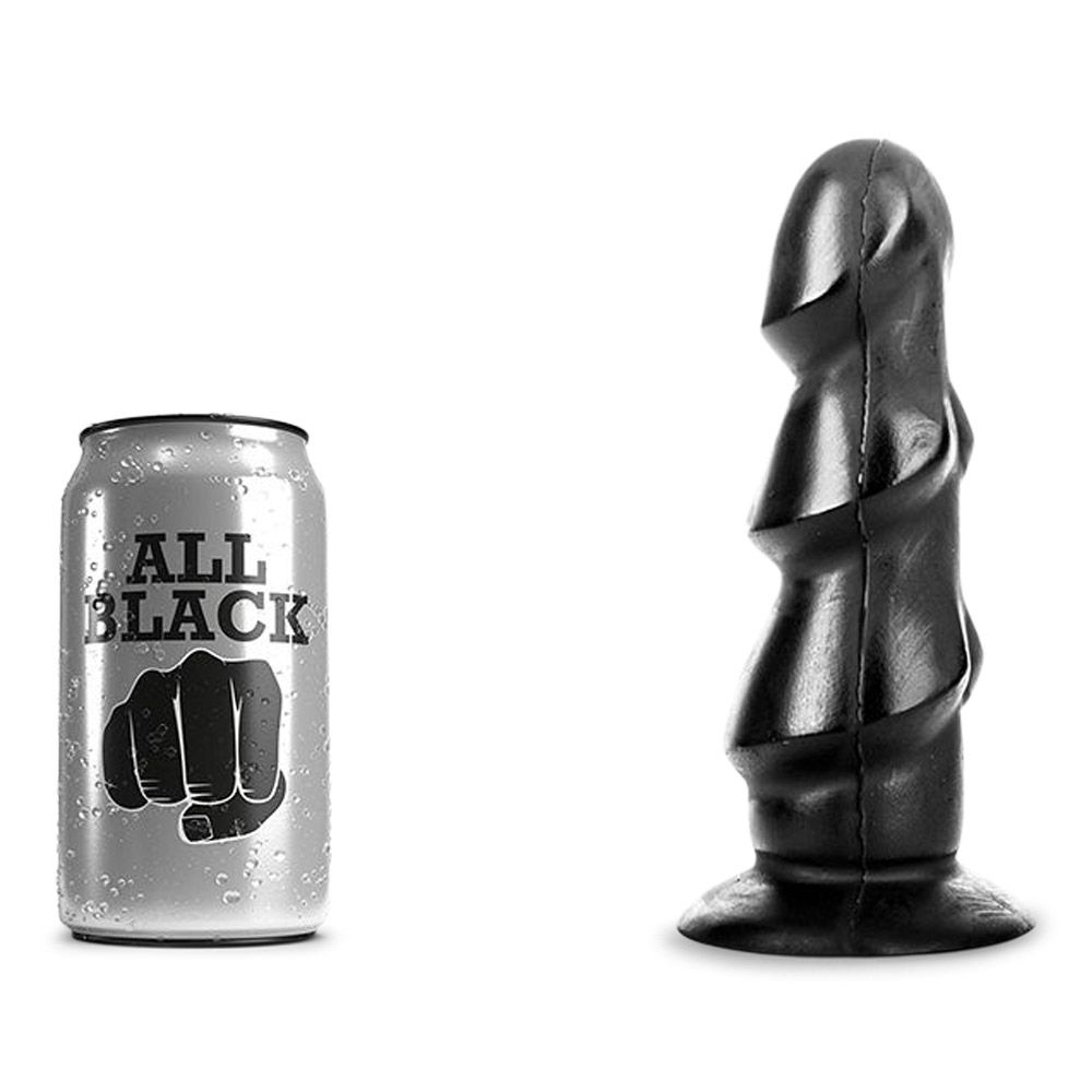 40   Rillet Anal Plug fra All Black