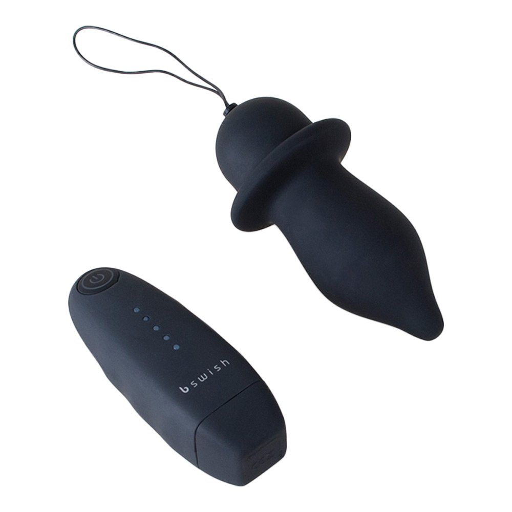 Bfilled Classic Buttplug   Sort fra Bswish