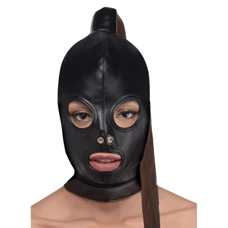 Bondage Hood With Ponytail fra Strict