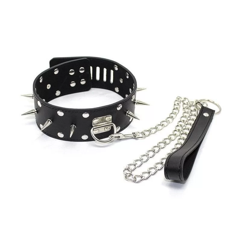 Halsbånd Collar Spiked fra Made By Lei