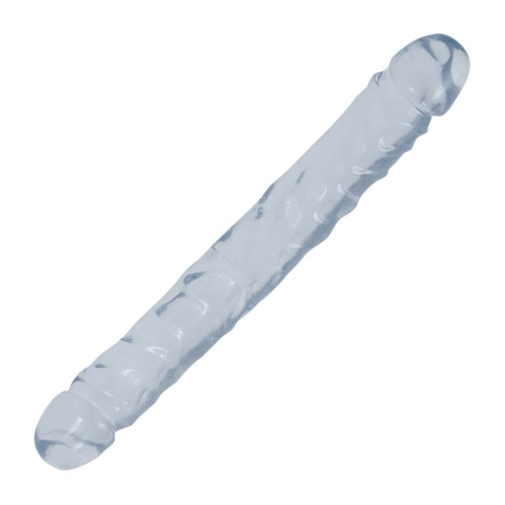Crystal Jellies Dobbelt Dildo Klar fra Doc Johnson