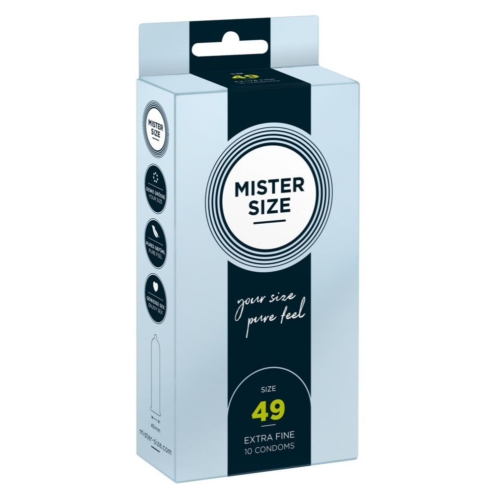 Mister Size 49 Mm Kondomer 10 Stk. fra 210th