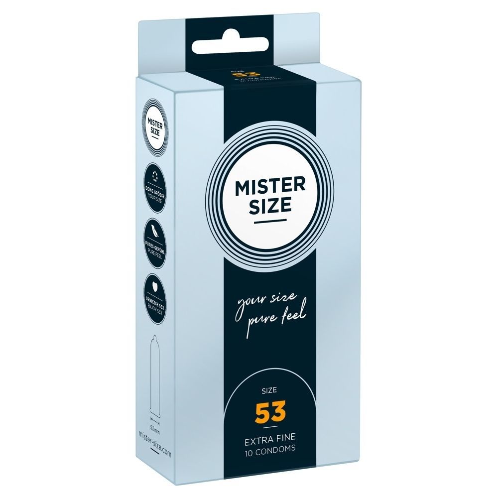 Mister Size 53 Mm Kondomer 10 Stk.