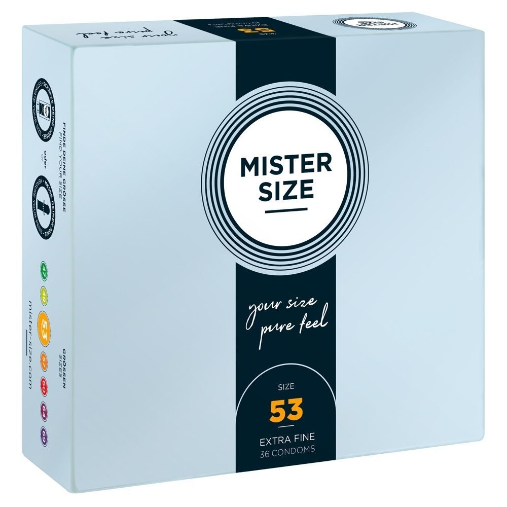 Mister Size 53 Mm Kondomer fra 210th