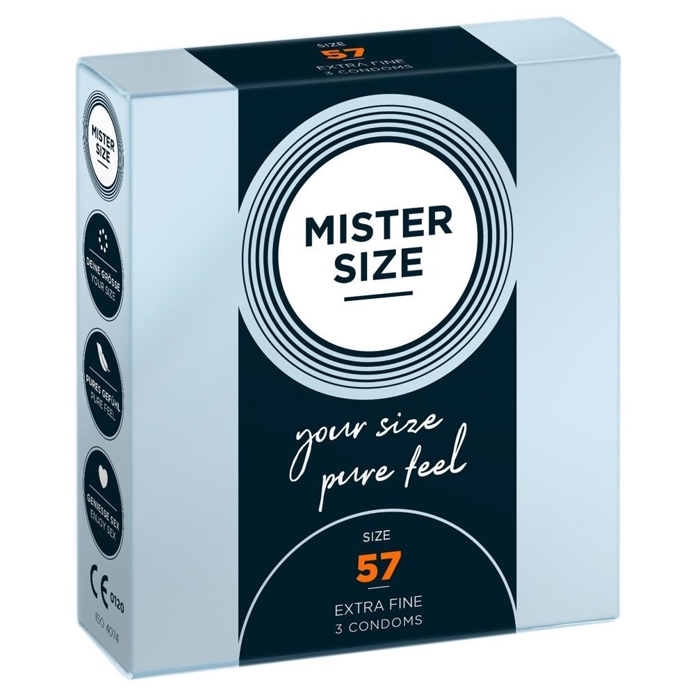 Mister Size 57 Mm Kondomer 36stk fra 210th