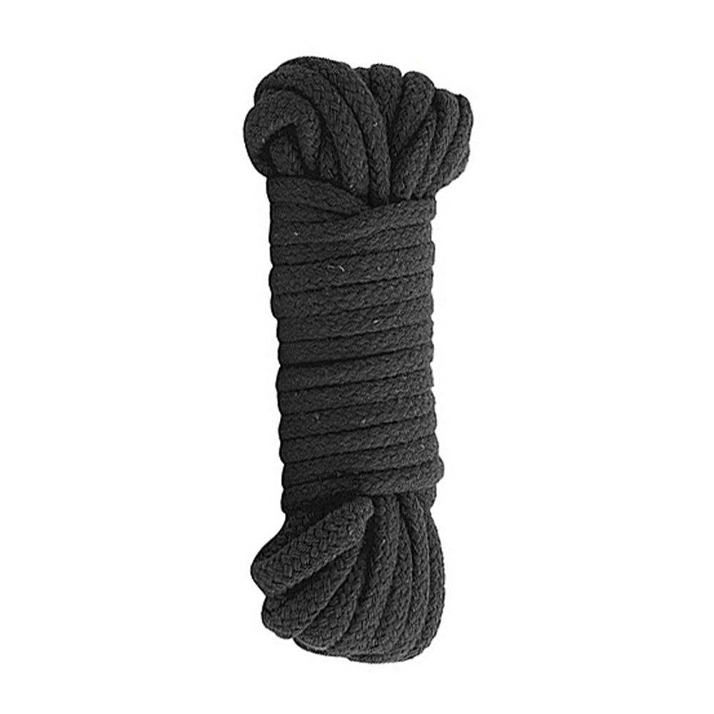 M Japanese Style Bondage Rope Bondagerep Sort fra Doc Johnson