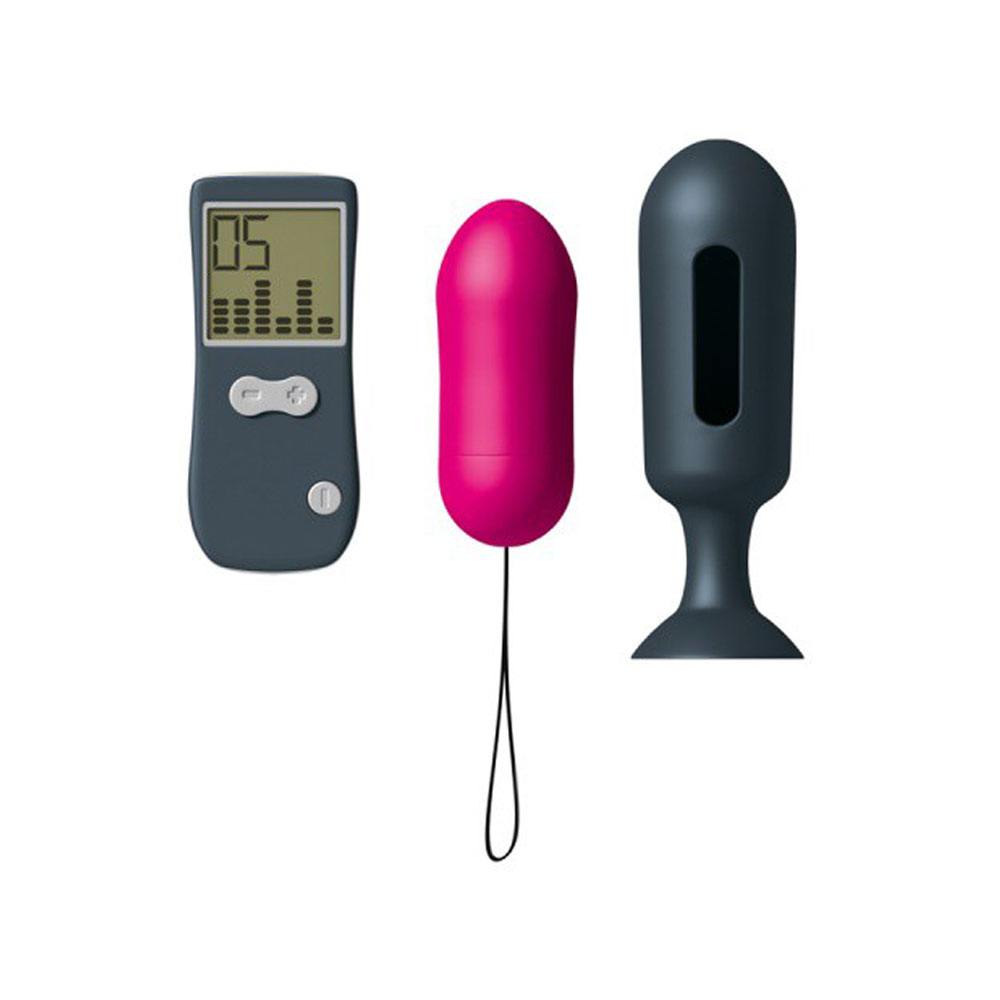 Genius Secret Vibe Vibrator æg + Anal Plug fra Dorcel