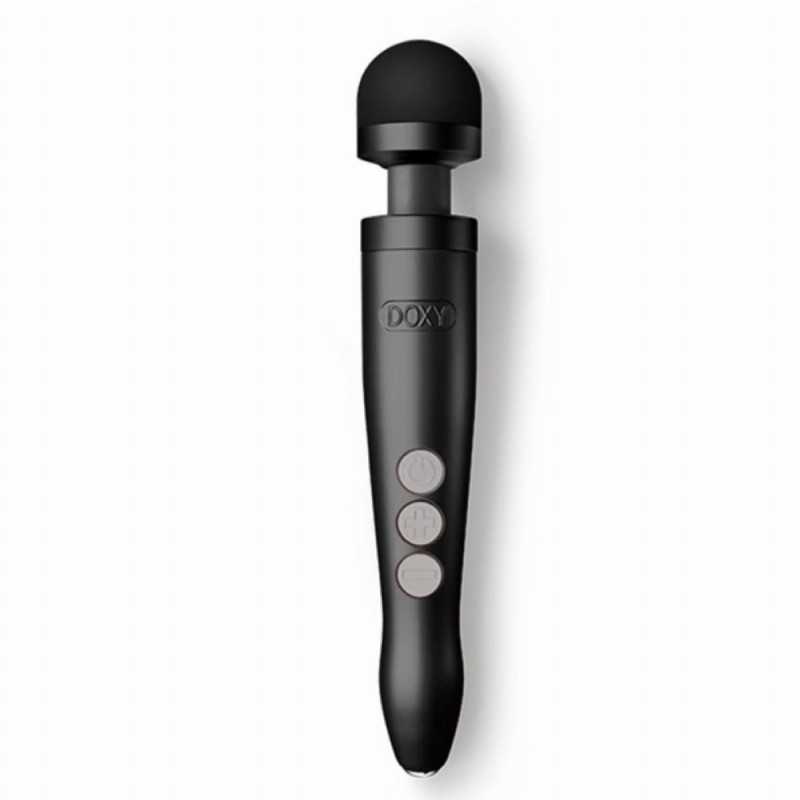 Doxy Die Cast 3r Magic Wand Vibrator Black fra Made By Lei
