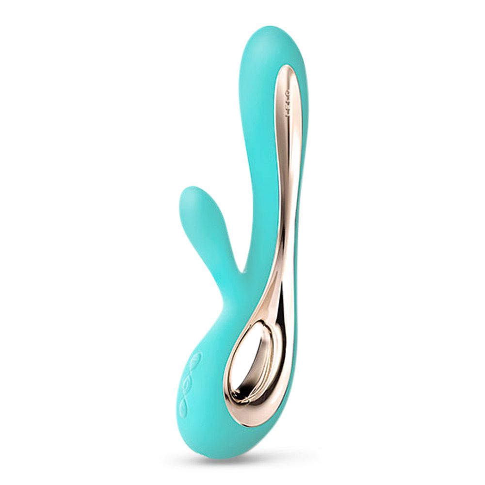 Soraya 2 Opladelig Rabbit Vibrator Tyrkis fra Lelo