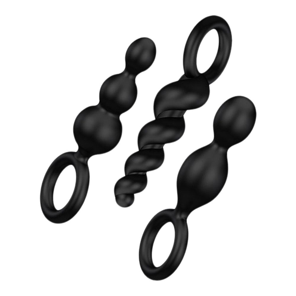 Booty Call Anal Plugs     Sæt Sort fra Satisfyer