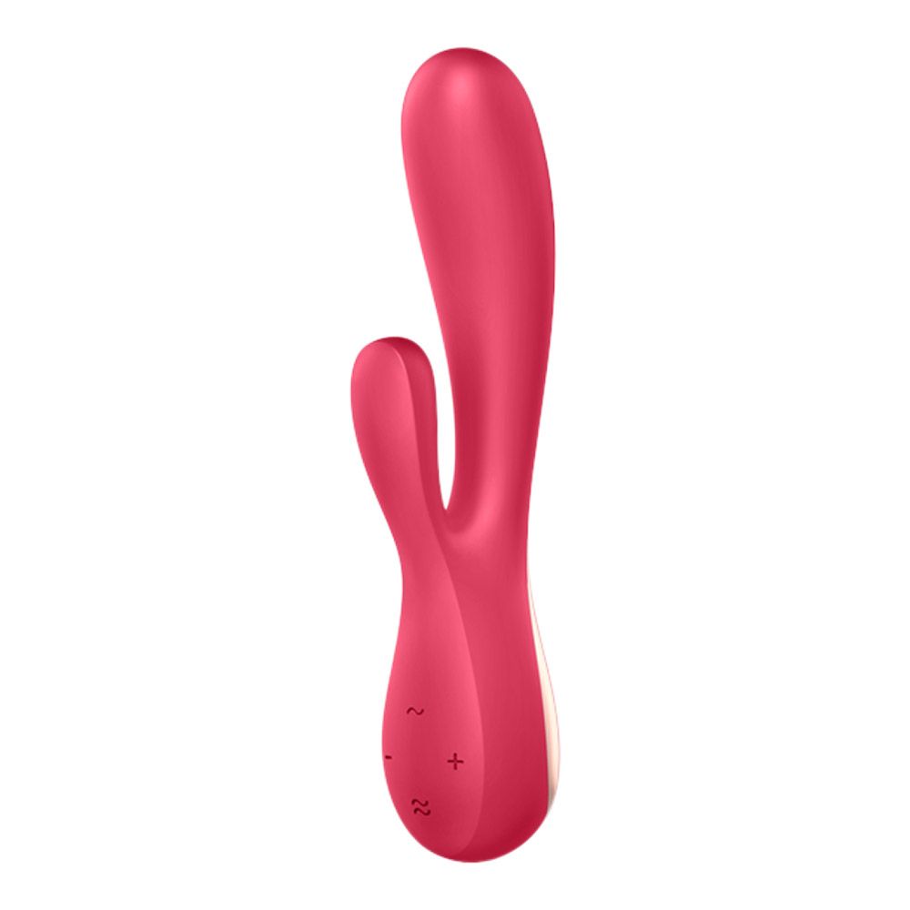 Mono Flex     Rabbit Vibrator Red fra Satisfyer