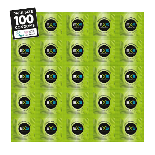 Extreme 3 In 1 Kondom, 100 Stk. fra Exs