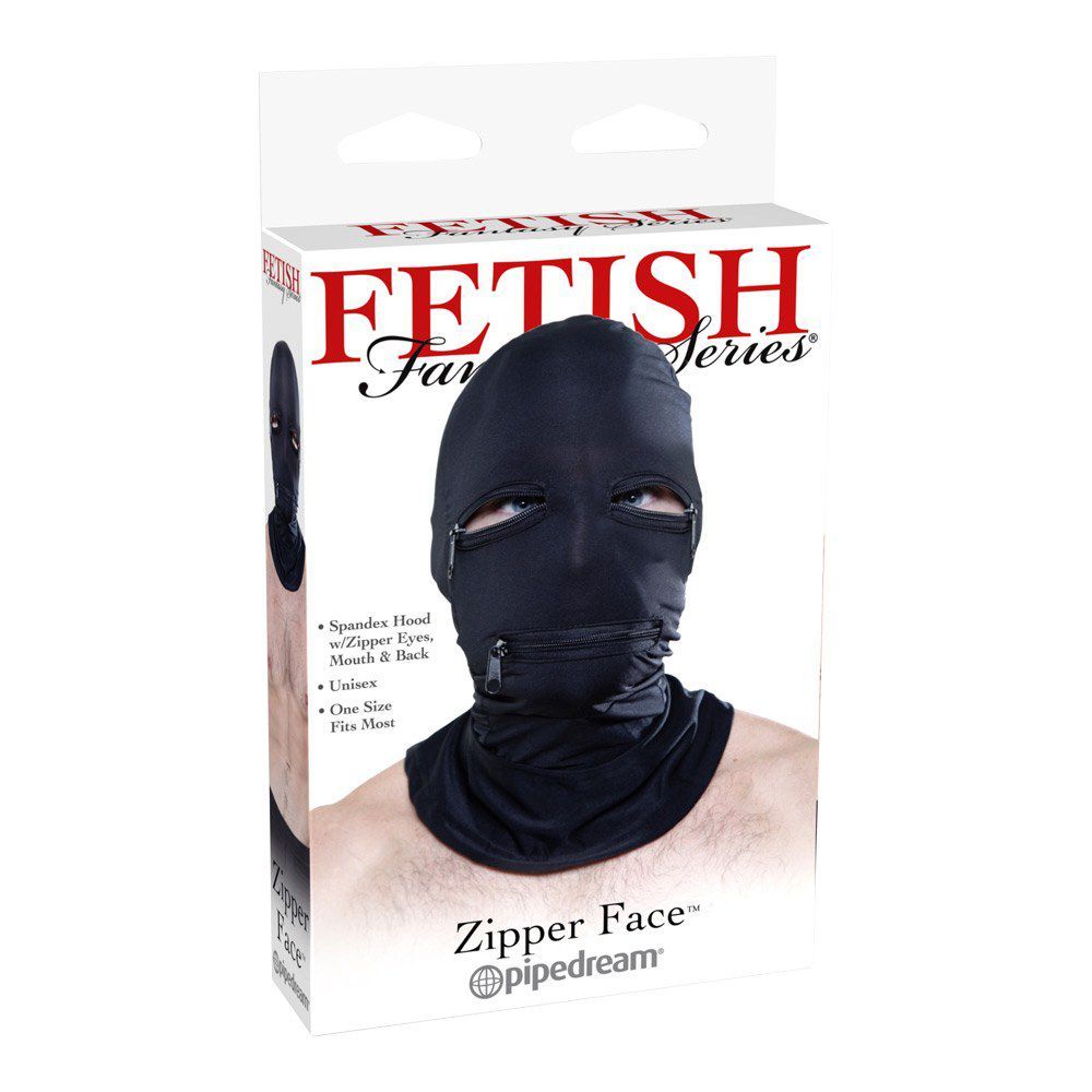 Series Zipper Face Hætte fra Fetish Fantasy