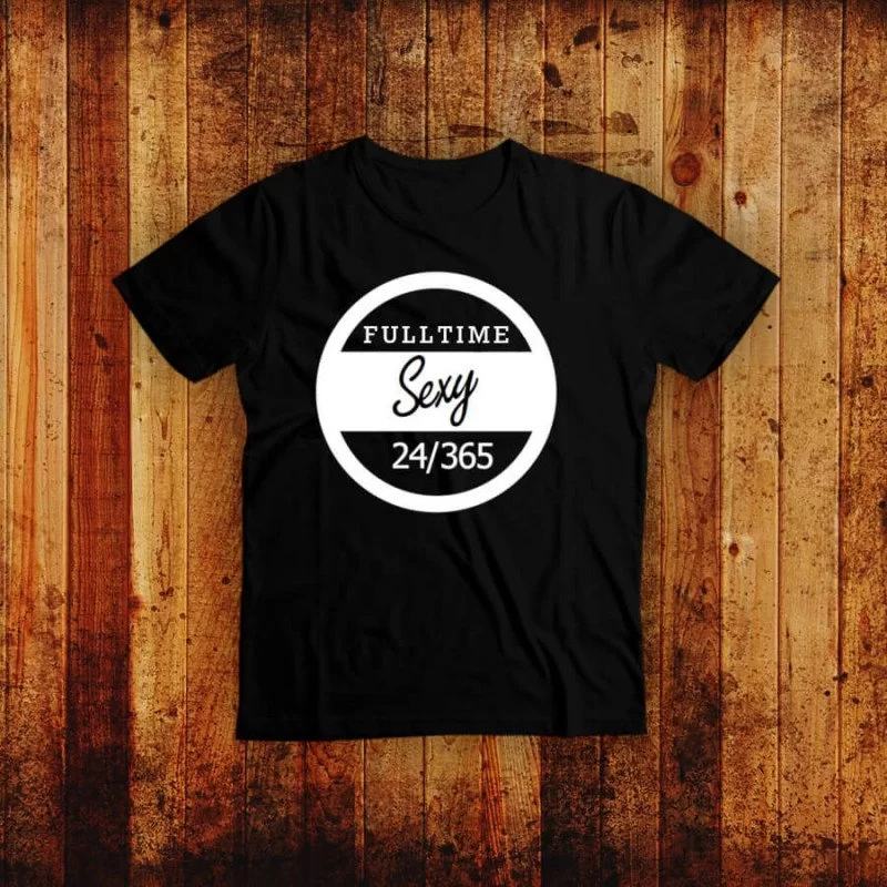 Fulltime Sexy Bdsm T Shirt fra Made By Lei