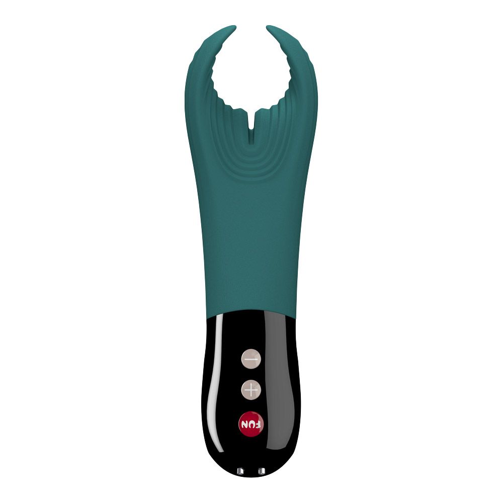 Manta Penis Vibrator Pirrende Vibration Til Solo Leg Og Par Blå fra Fun Factory