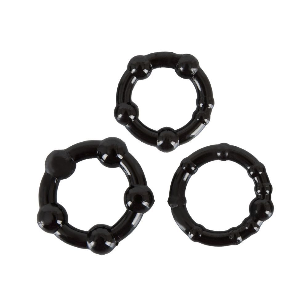 Cock Rings Set "get Hard" Sort fra You2toys