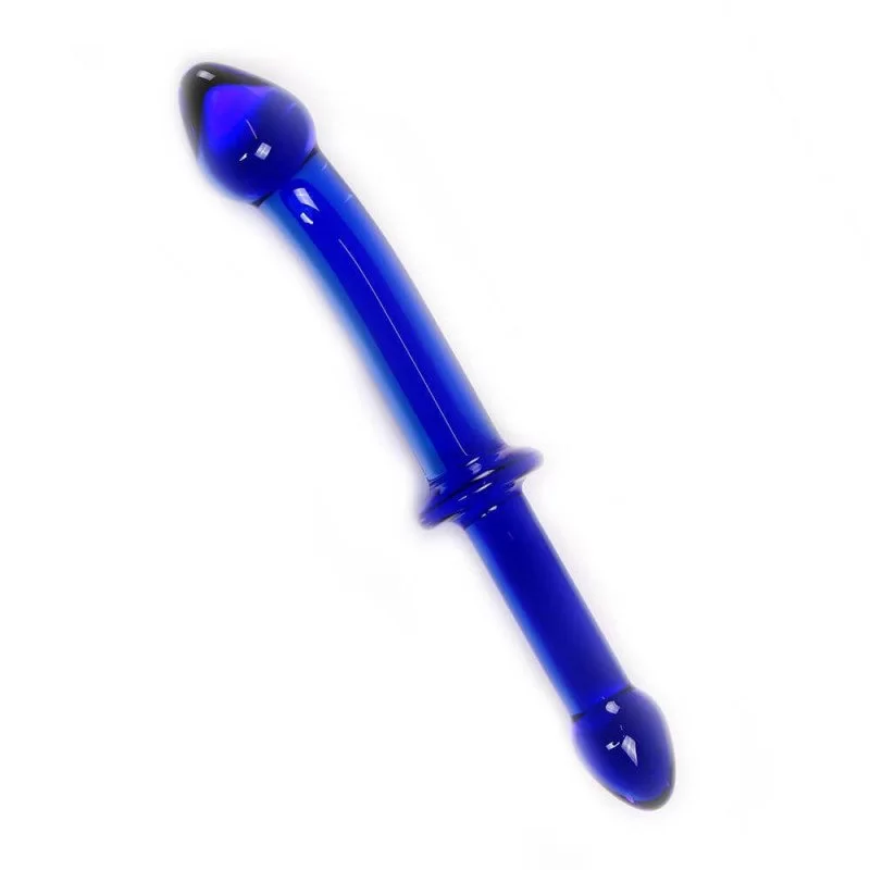 Glas Dildo Blue Double fra Kiotos