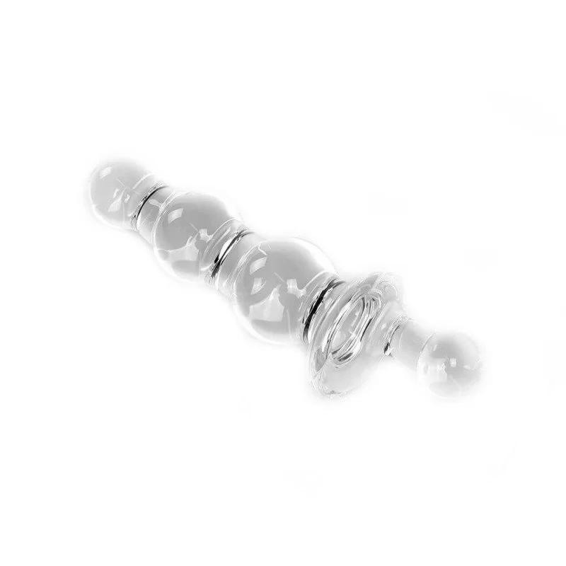 Glas Dildo Clear Twister fra Kiotos