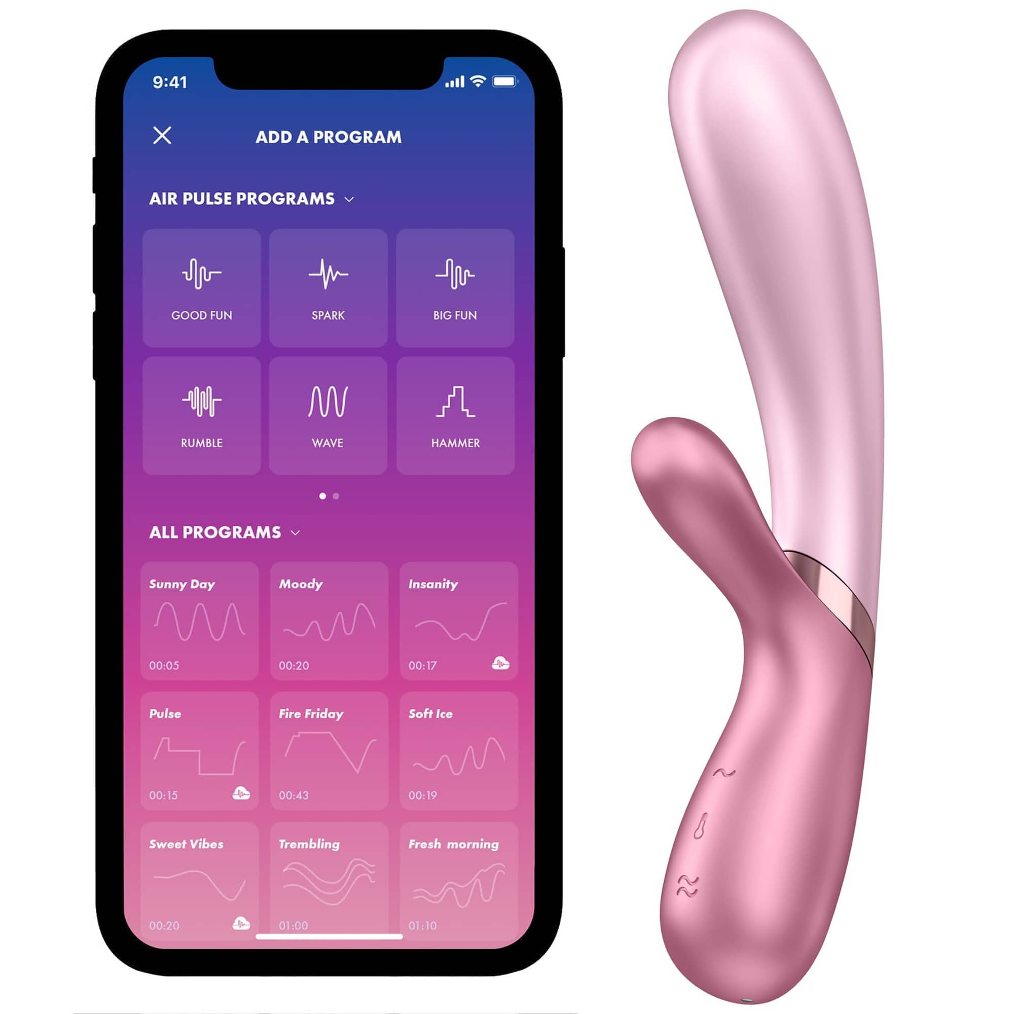 Hot Lover Pink Dark Pink fra Satisfyer