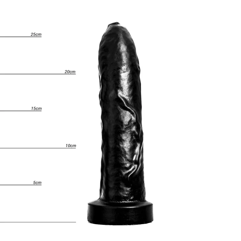 System Uncut Black Dildo fra Hung