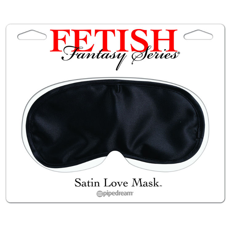 Maske Til Blindfold Fetish Fantasy Satin Hvid
