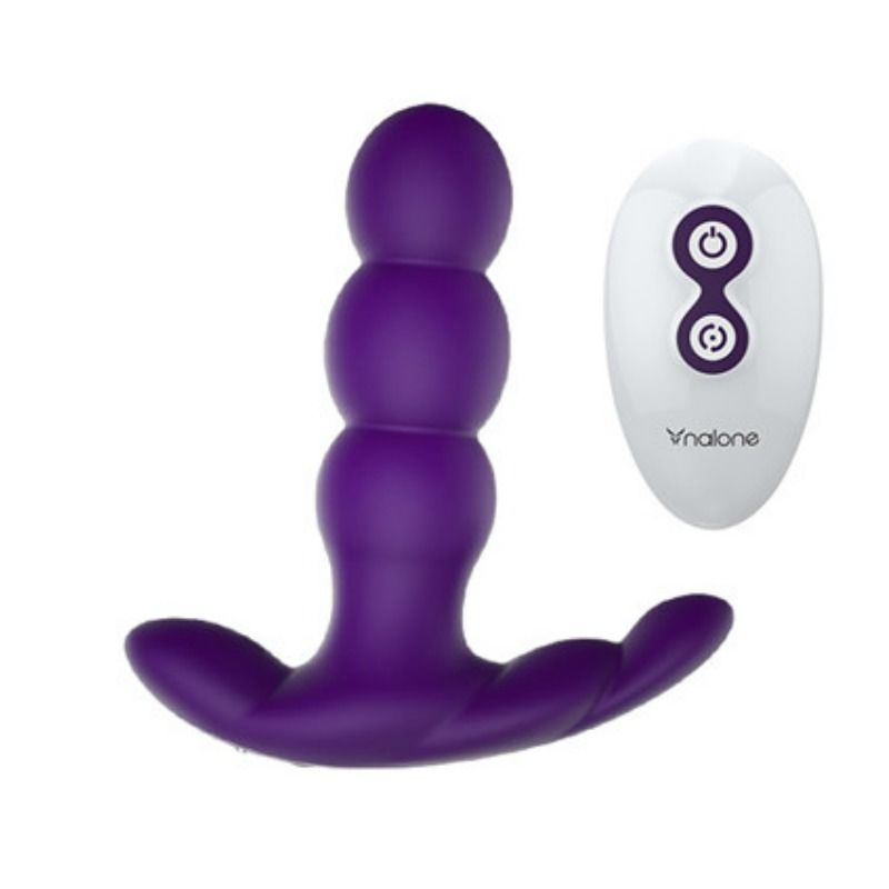 Nalone Pearl Anal Vibrator Med Fjernbetjening Lilla