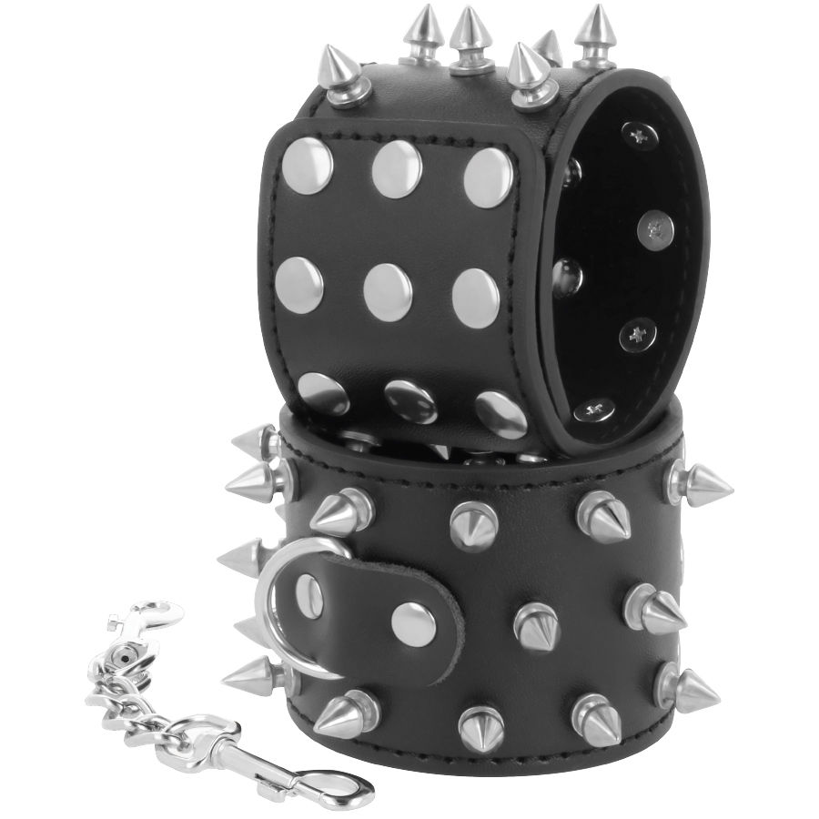 Darkness Manchetter Med Spikes