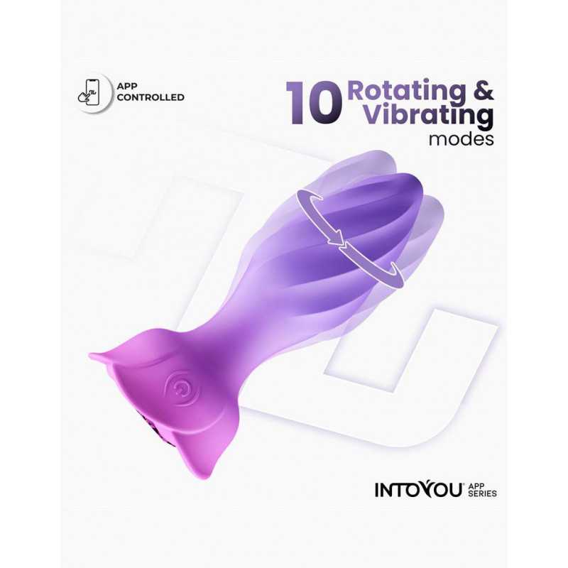 Iy Moxy Butt Plug 360º Rotation Med App fra Intoyou