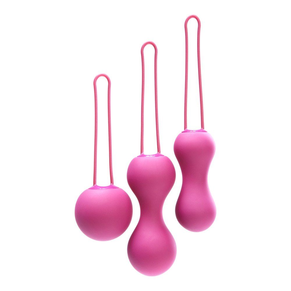 Ami Bækkenbundskugler   3 Stk.   Rosa fra Je Joue