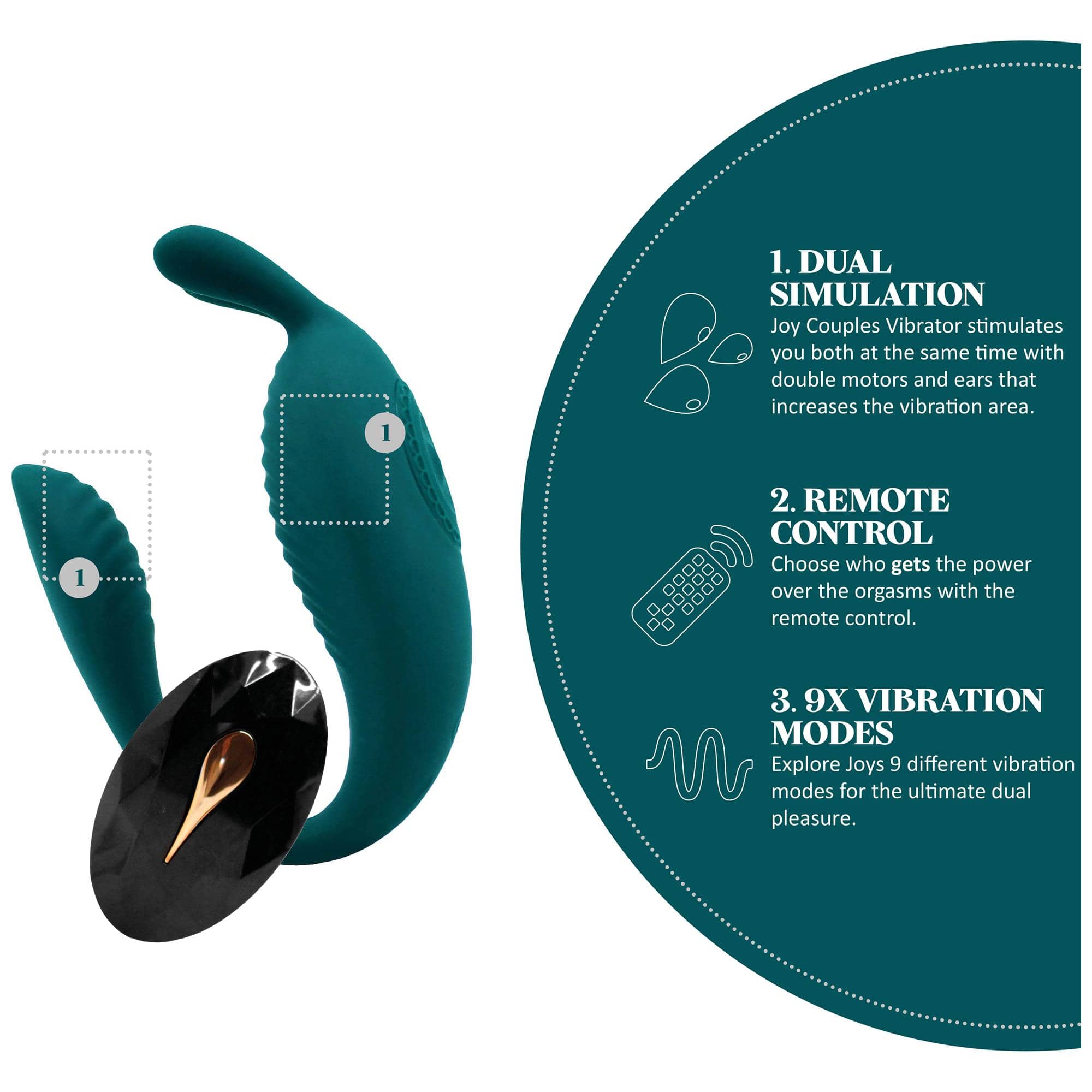 . Vibes   Joy Couples Vibrator fra Envy