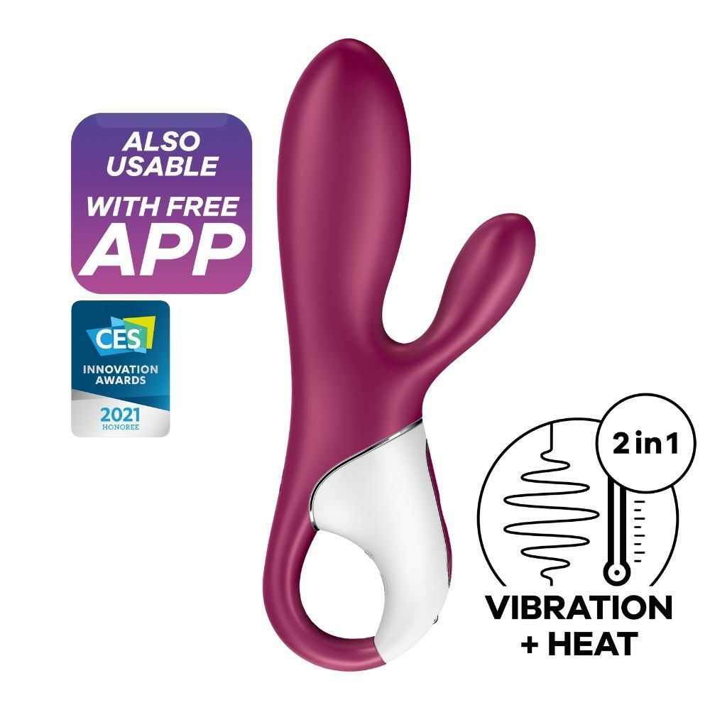 Satisfyer Hot Bunny Rabbit Vibrator Med Varme fra 210th