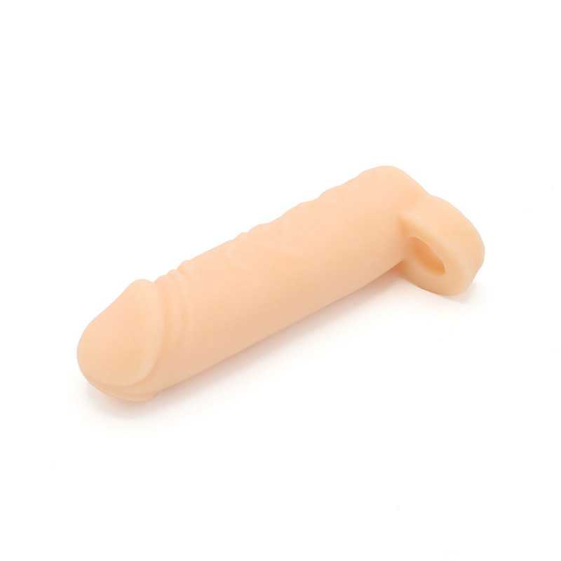 Kiotos Realistic Penis Sleeve 16 Cm Extra Soft Touch fra Made By Lei