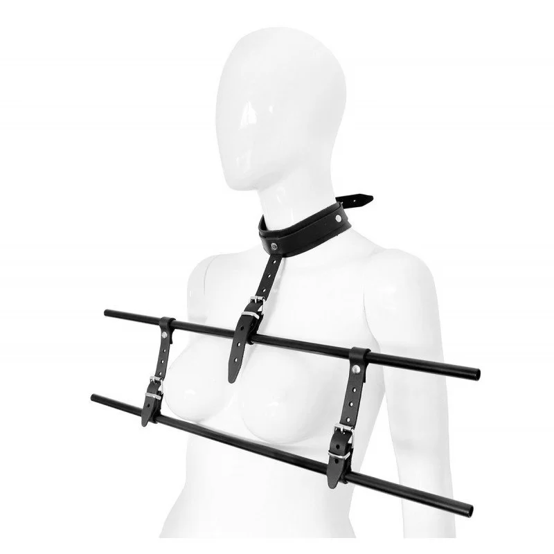 Leather Collar With Bar Clamps fra Made By Lei